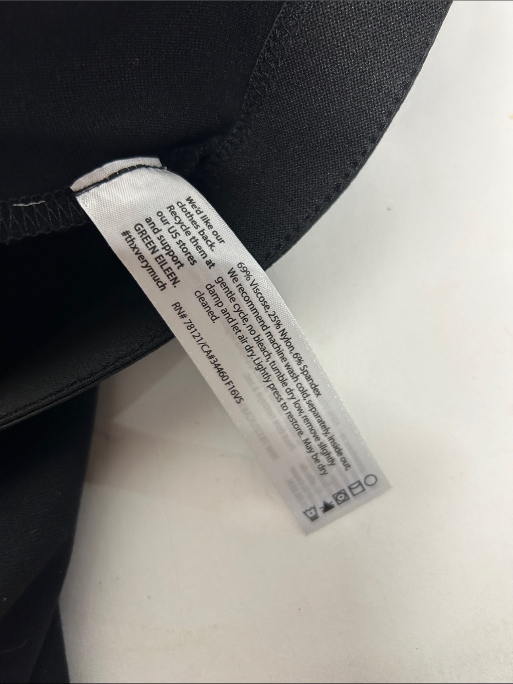 EILEEN FISHER Black pants size large - Picture 3 of 6